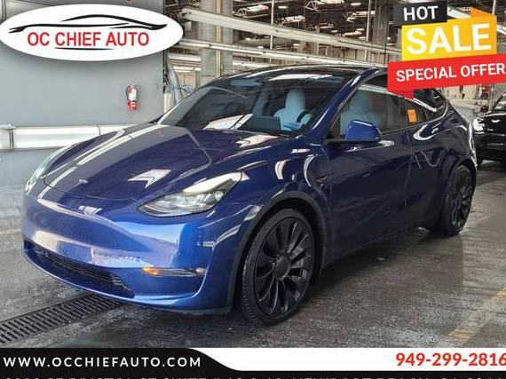 TESLA MODEL Y 2022 7SAYGDEF9NF488296 image